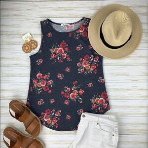 Floral Sleeveless Top 